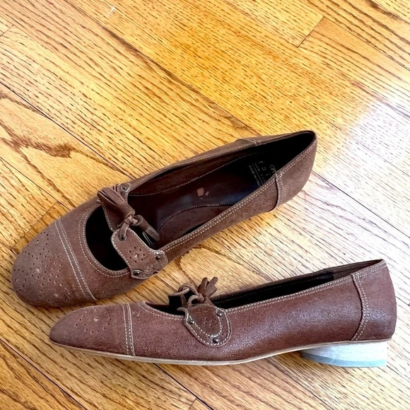 Rafe New York Vero Cuoio Women’s Tassel Vintage 70s Mary Jane’s Size 38.5 - Picture 1 of 8